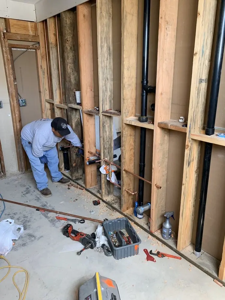 Commercial rough-in plumbing for Water Heater Replacement in Avondale
